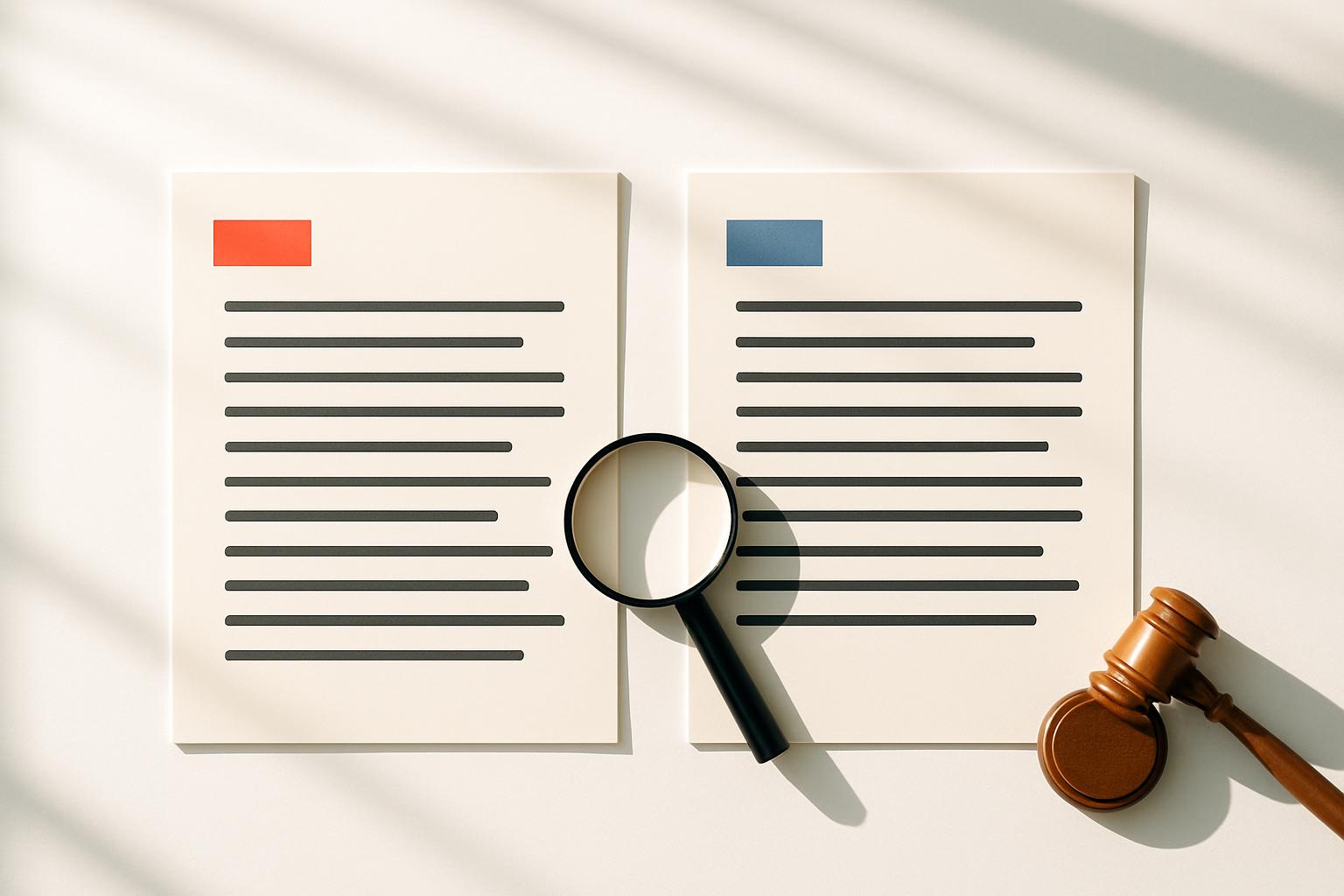 新旧要件を比較する書類イメージ