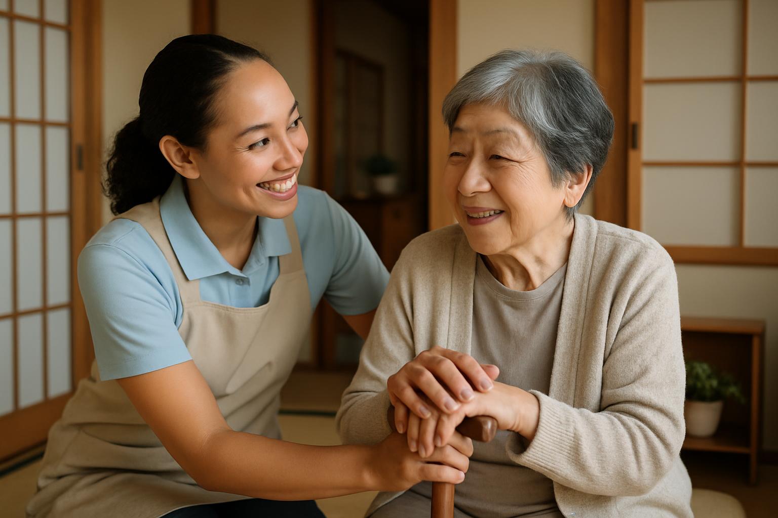 特定技能外国人による訪問介護サービスのイメージ