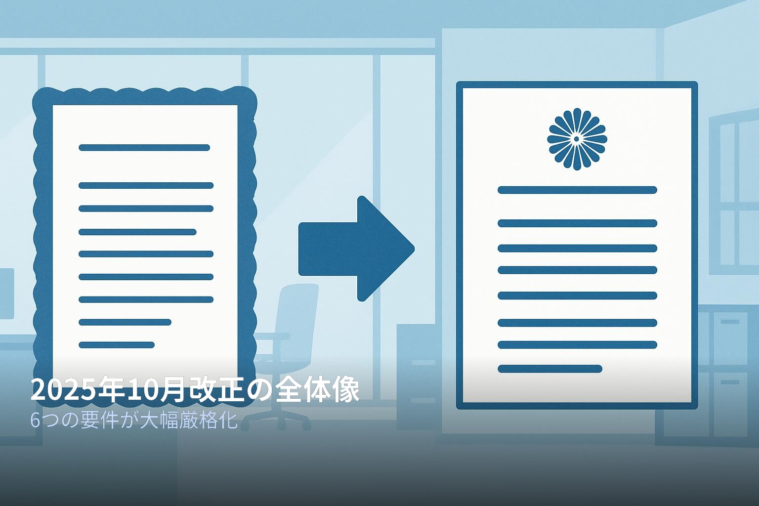 2025年10月経営管理ビザ改正の全体像