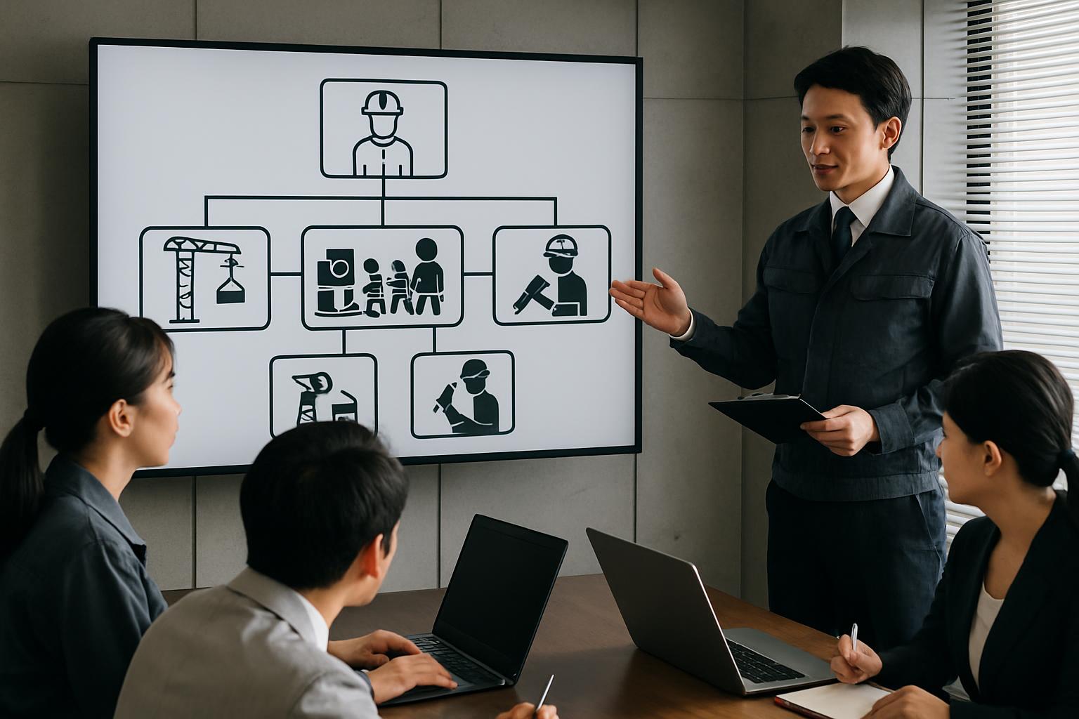 工業製品製造業の10業務区分一覧