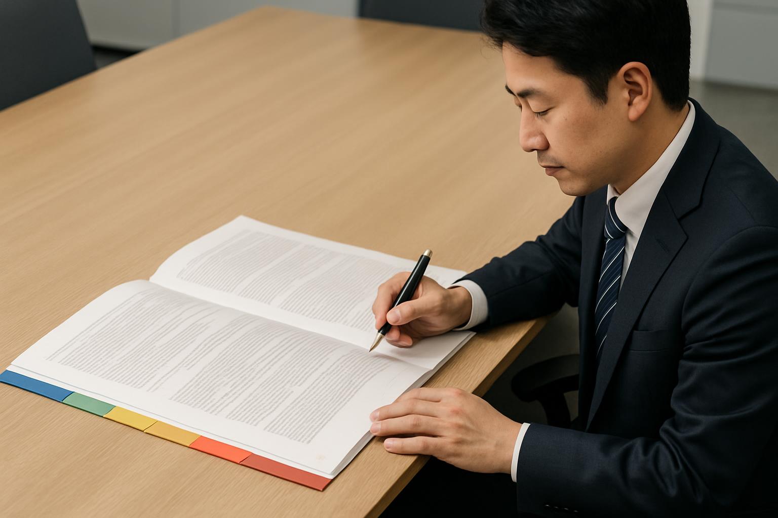 支援計画書の書類構成を確認するイメージ