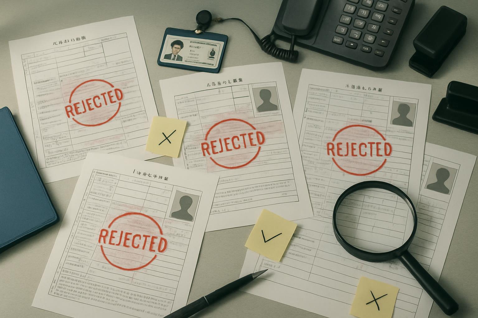 特定技能ビザの不許可理由を確認する入管の審査場面