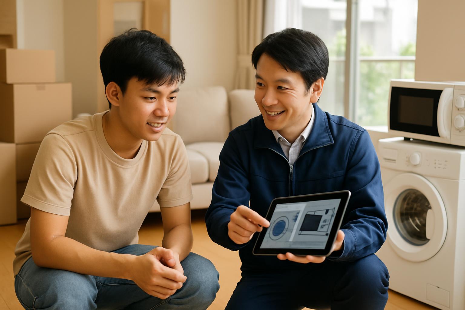 外国人労働者の生活支援を行う登録支援機関の担当者