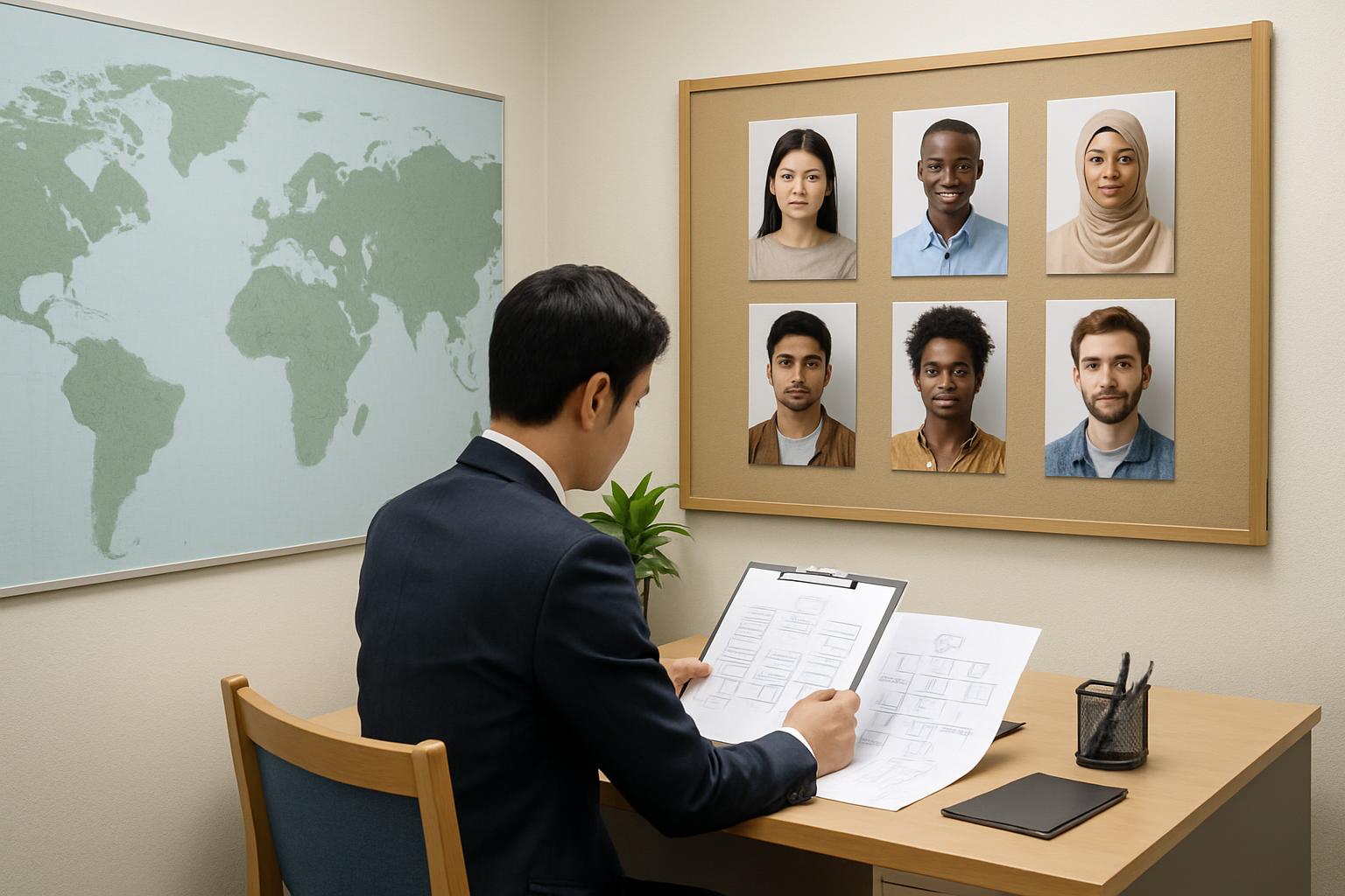 登録支援機関の制度と外国人支援の関係を示すイメージ