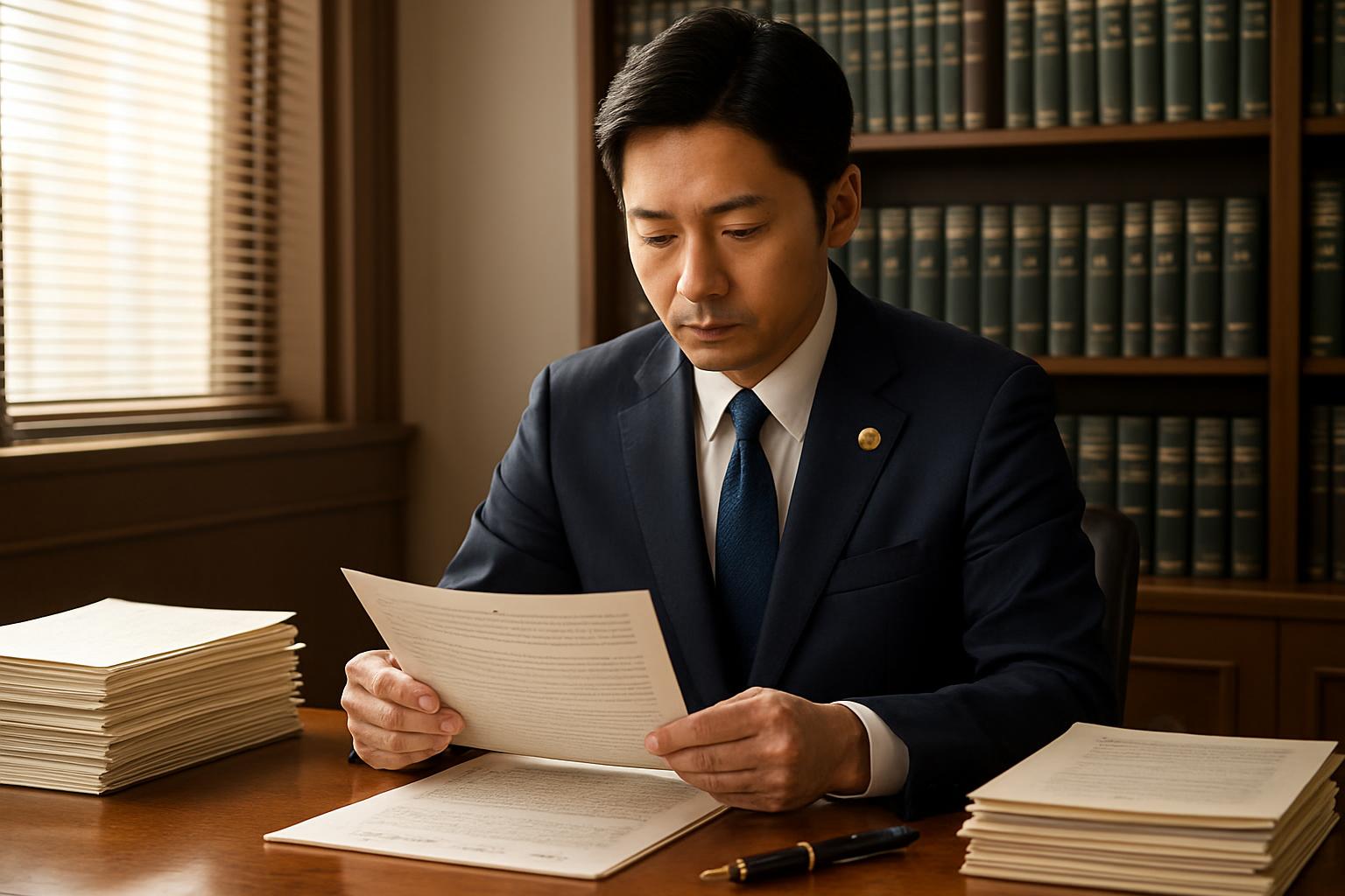 行政書士の資格証と外部監査人の要件書類