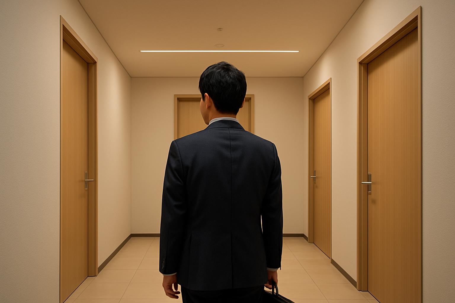 在留資格の選択に迷う人事担当者のイメージ