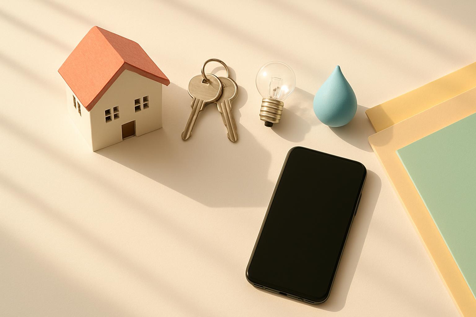 生活支援に関するフラットレイイメージ