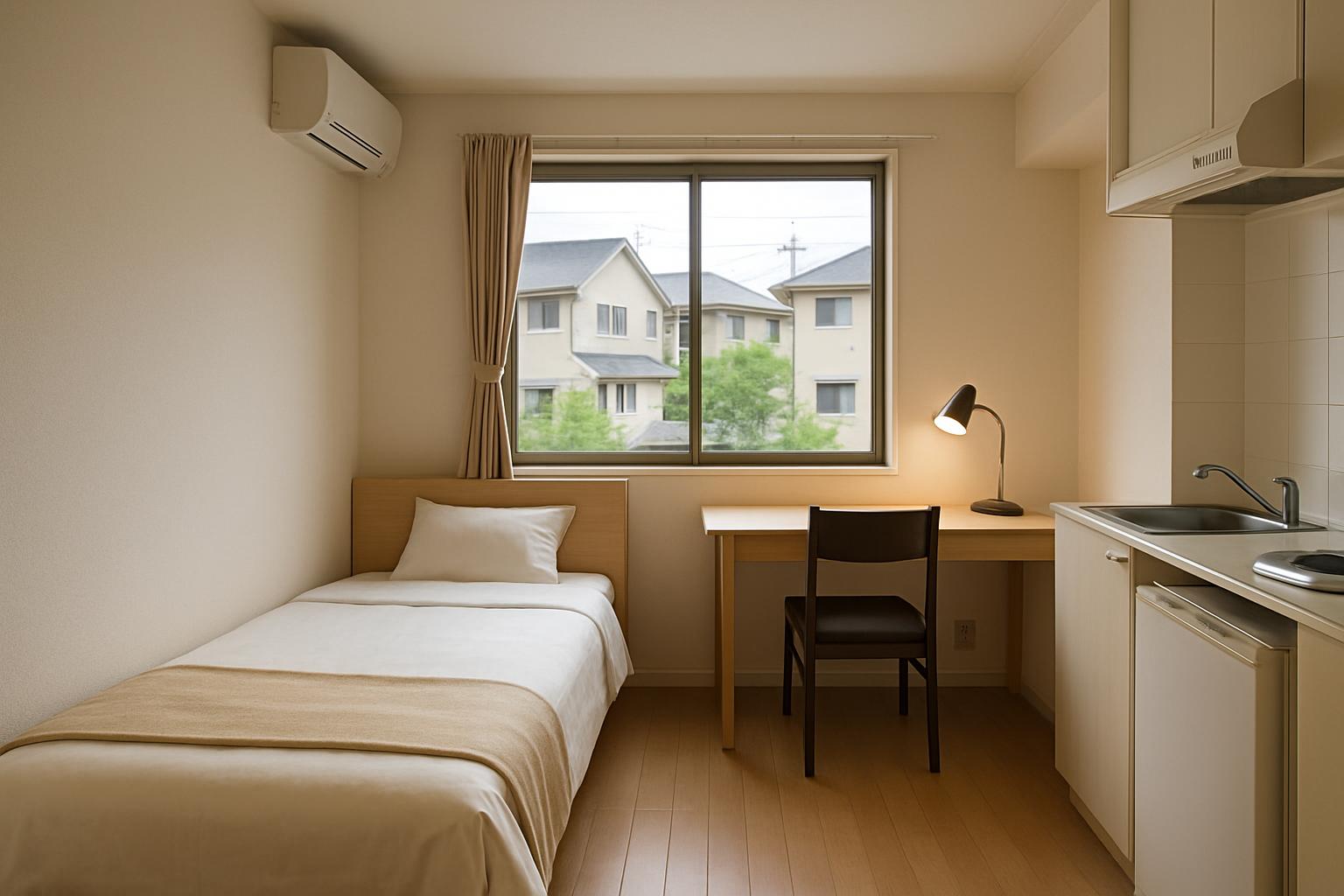 特定技能外国人向けに準備された社宅の内装