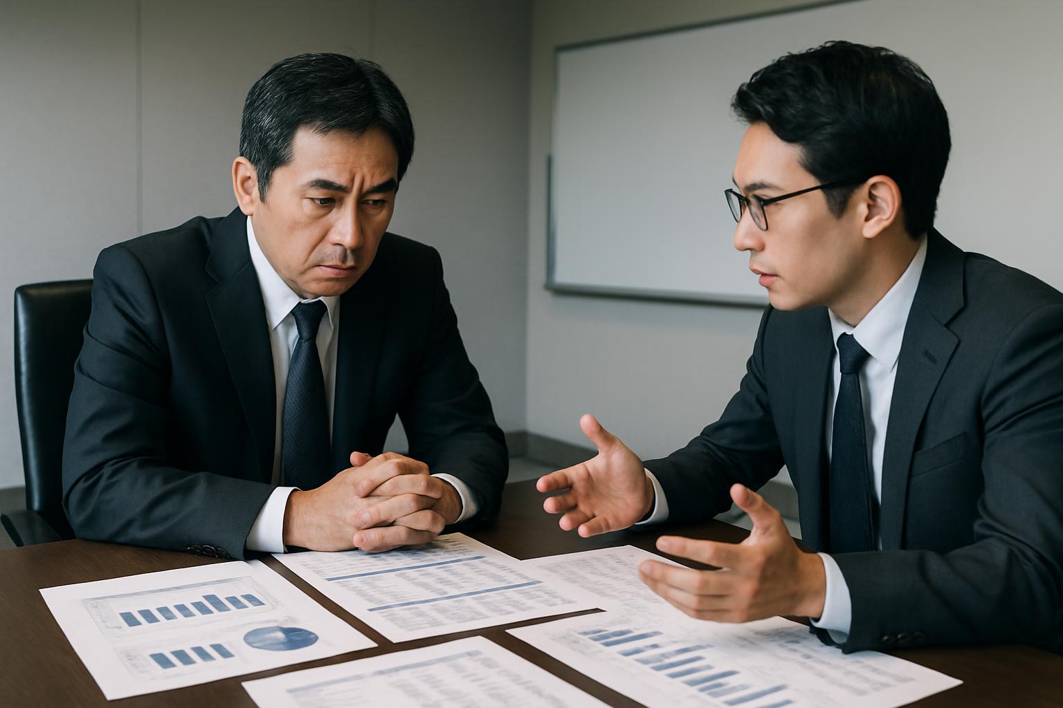 不許可からの再申請成功に向けて対策を検討する企業