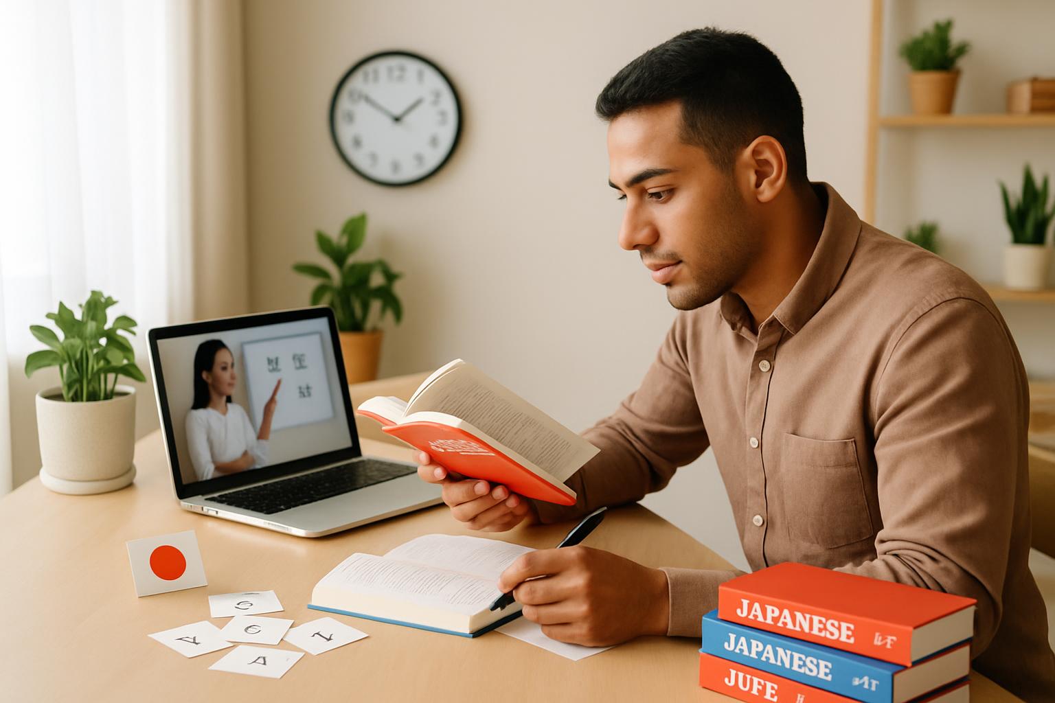 日本語を学習する外国人のイメージ