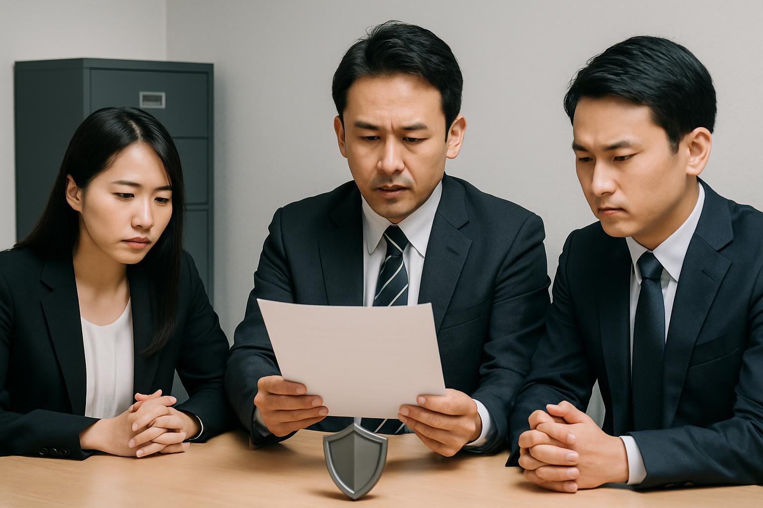 コンプライアンスチームがセキュリティポリシーを確認するイメージ