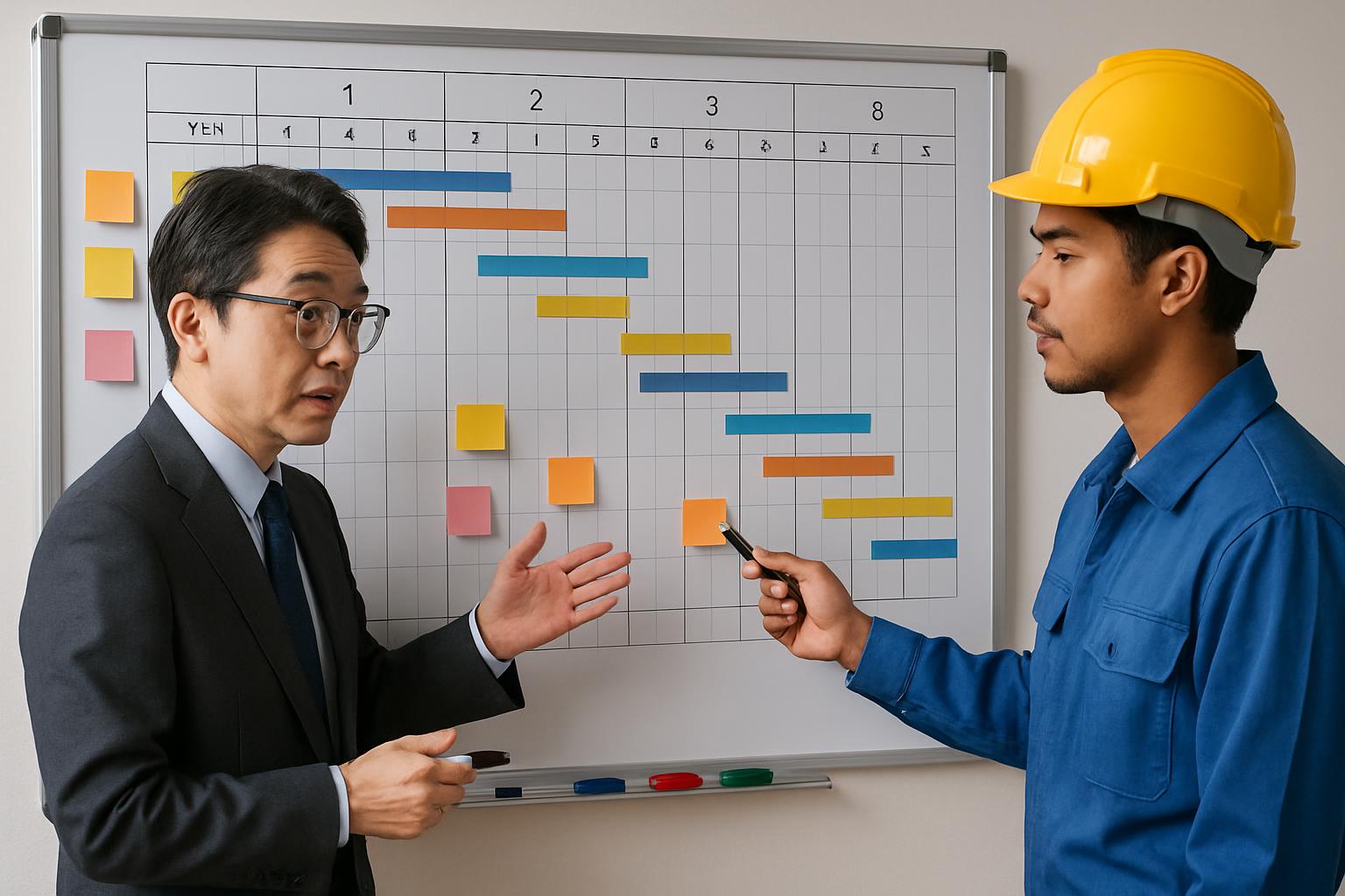 3年間の日本語教育計画を立てるイメージ