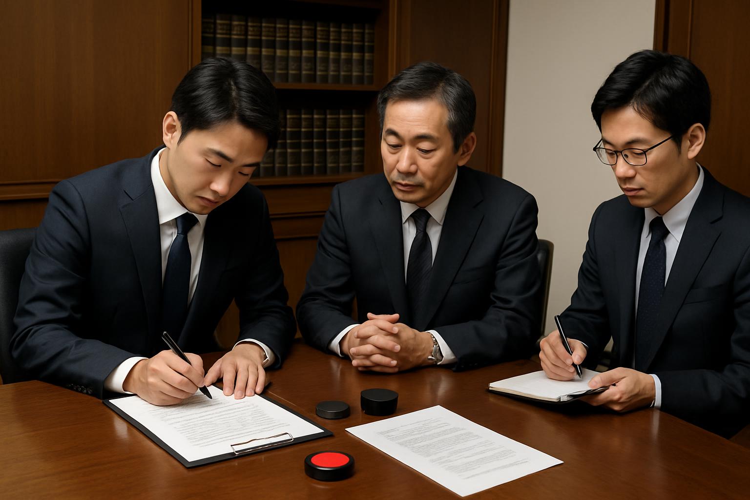 監理支援機関との契約締結の場面