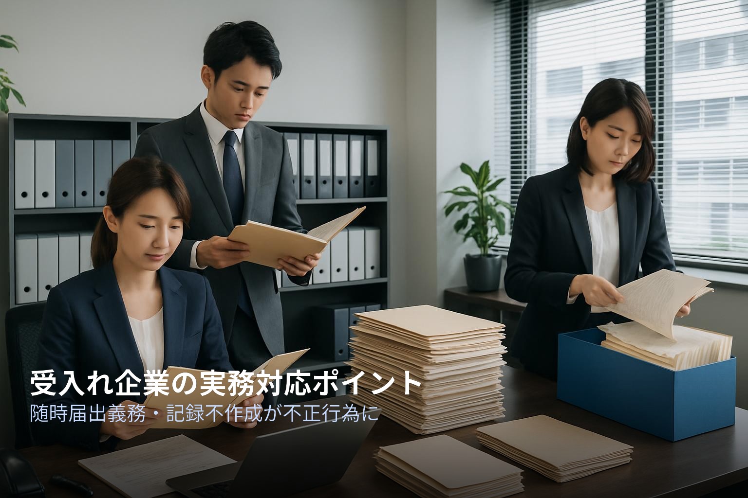受入れ企業の実務対応ポイント