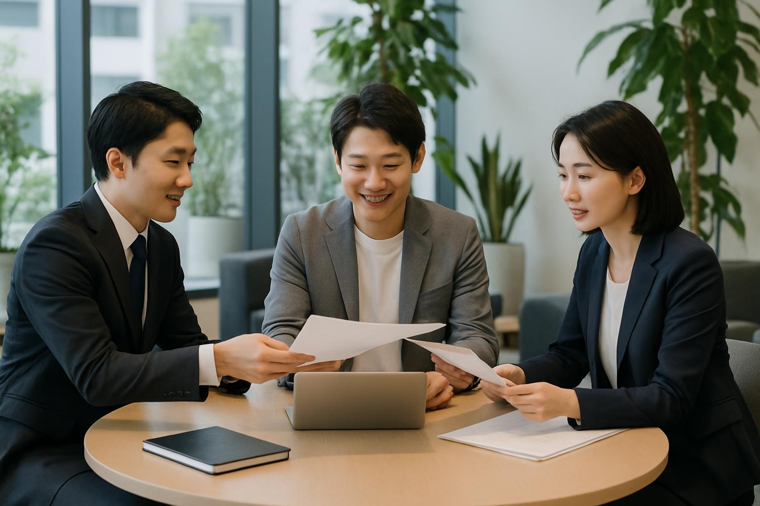 行政書士・登録支援機関・企業担当者の三者連携ミーティング