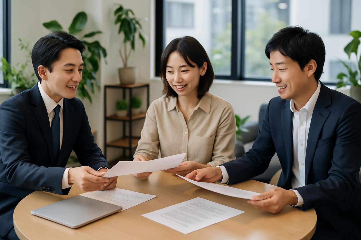 行政書士・登録支援機関・企業担当者の三者連携ミーティング