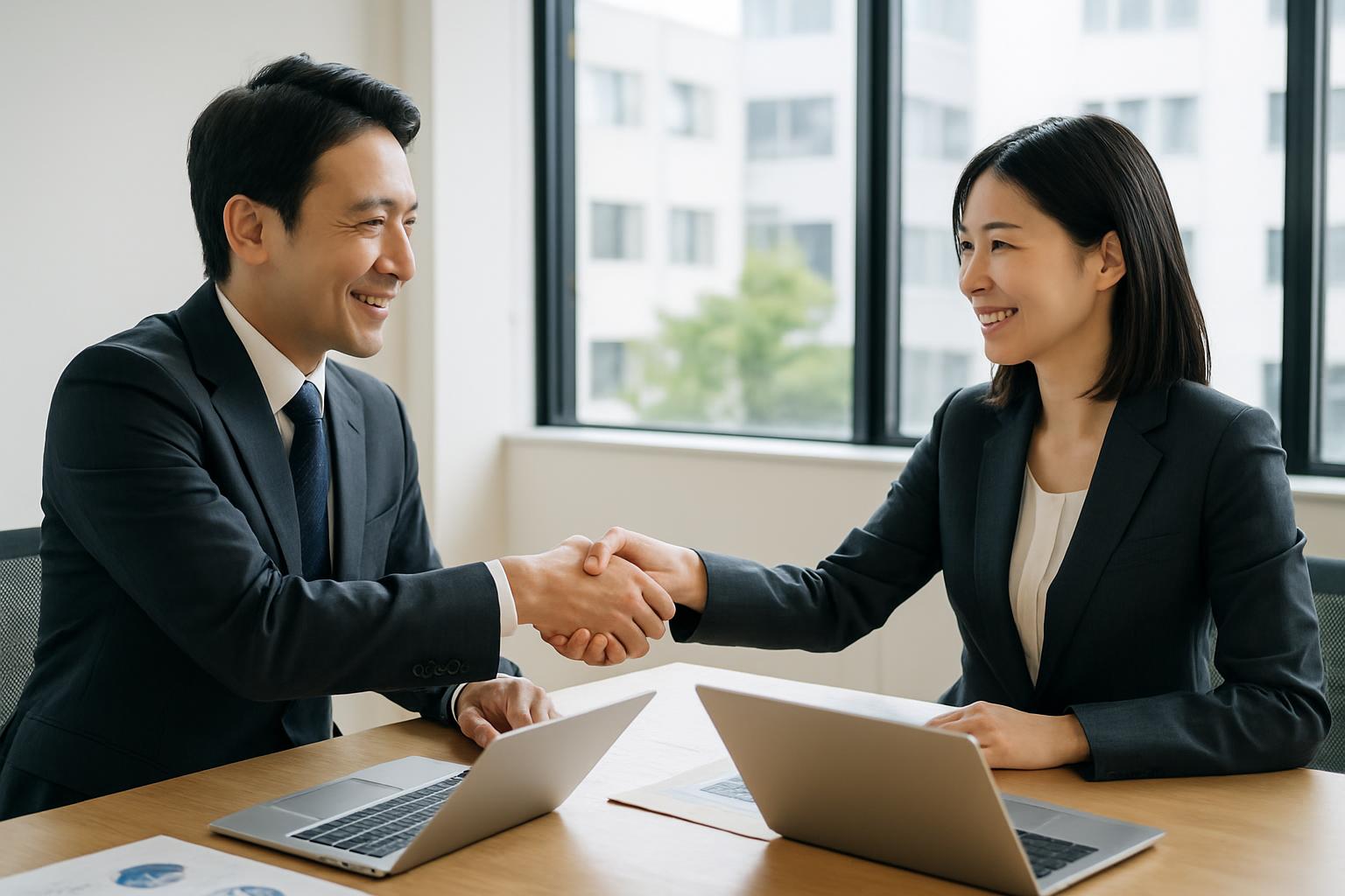 弁護士と行政書士が連携して案件に取り組む様子