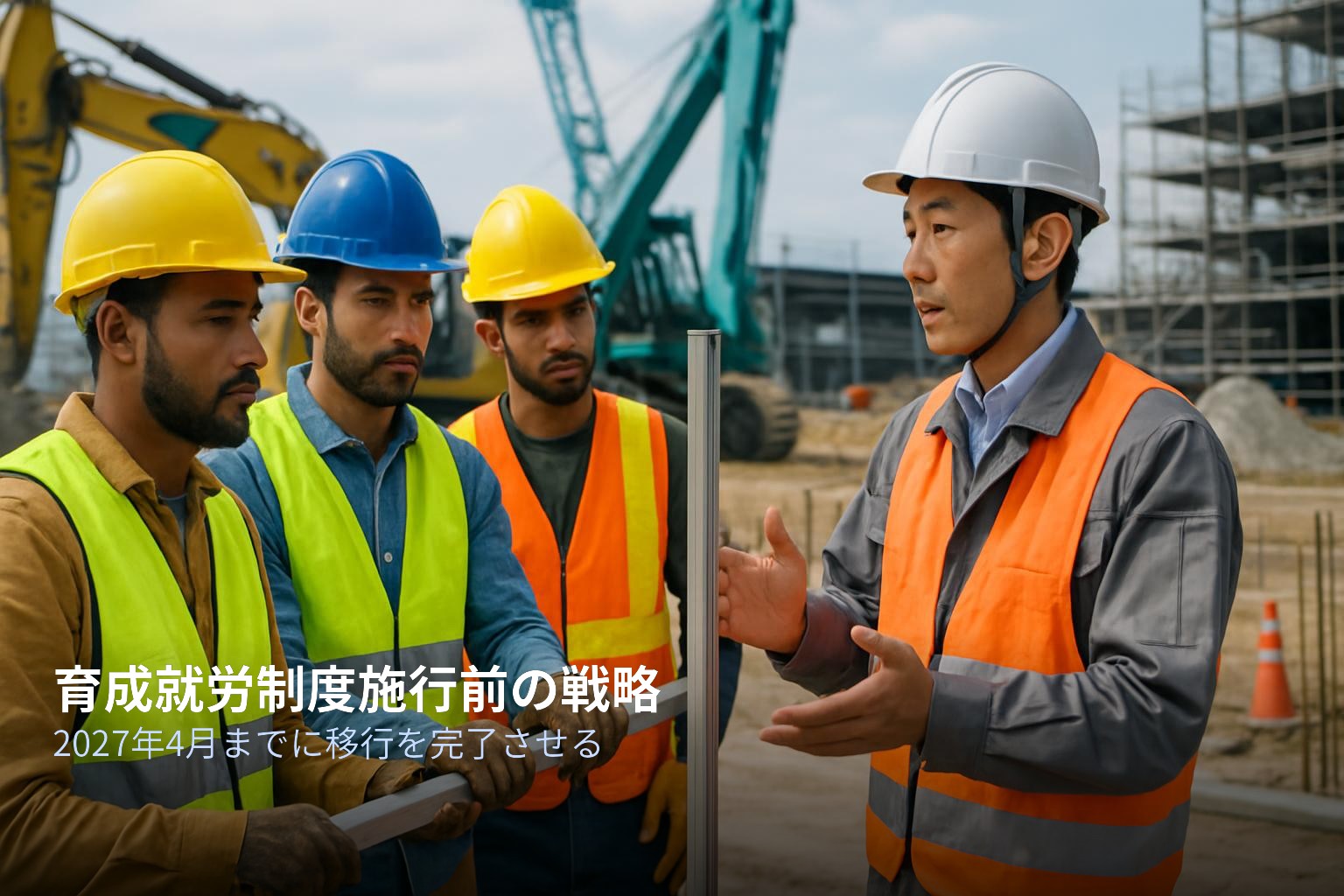 育成就労制度施行前に移行を完了させる戦略イメージ