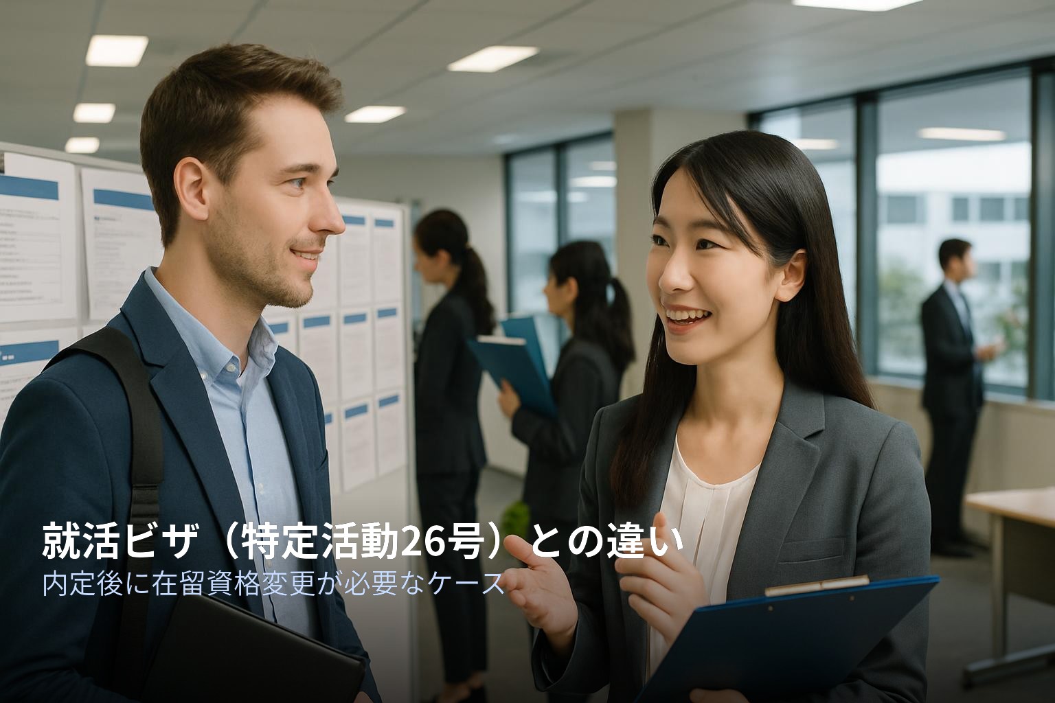 就活ビザ（特定活動26号）との違い