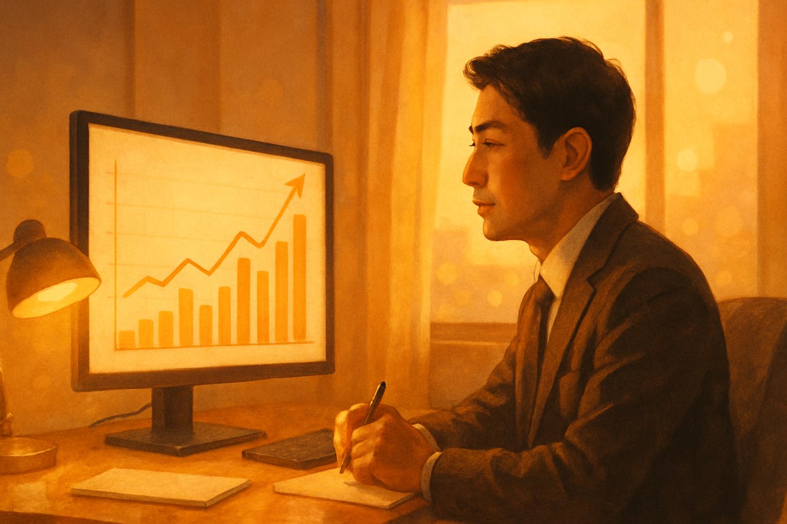 特定技能2号在留者数の推移を示すグラフのイメージ