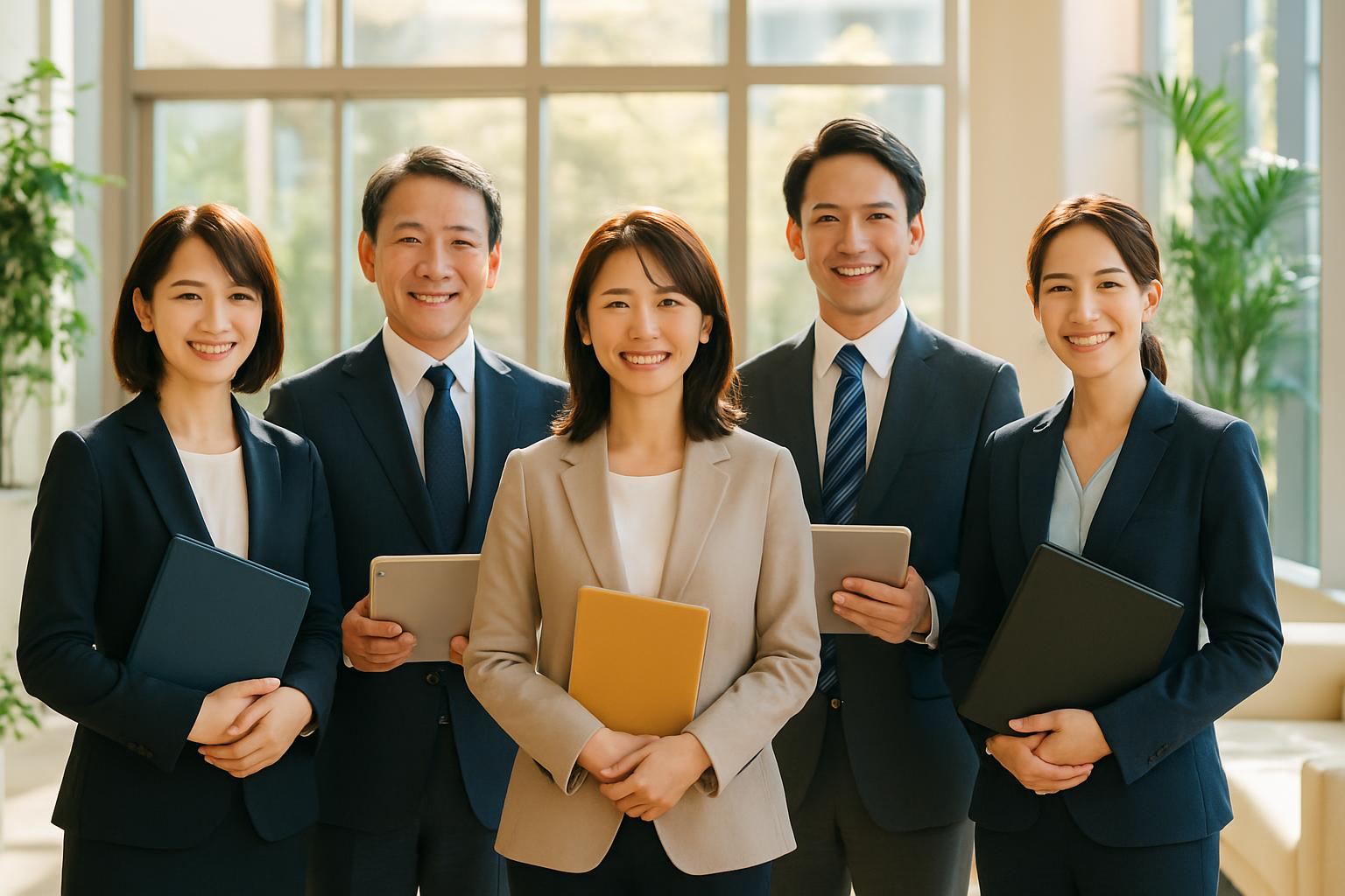 コンプライアンスチームのビジネスポートレート