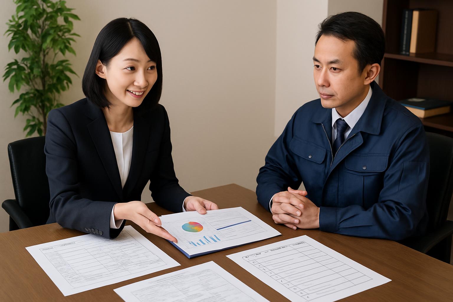 行政書士への製造業特定技能申請相談イメージ