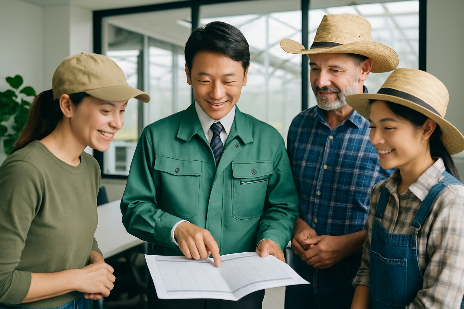 JAと農業法人の連携による外国人材活用イメージ