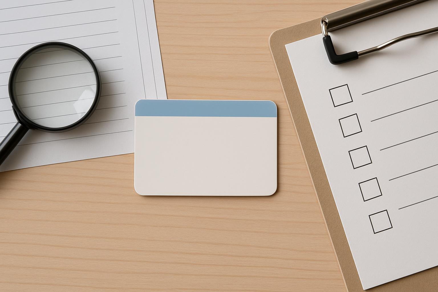 在留カードを確認する人事担当者