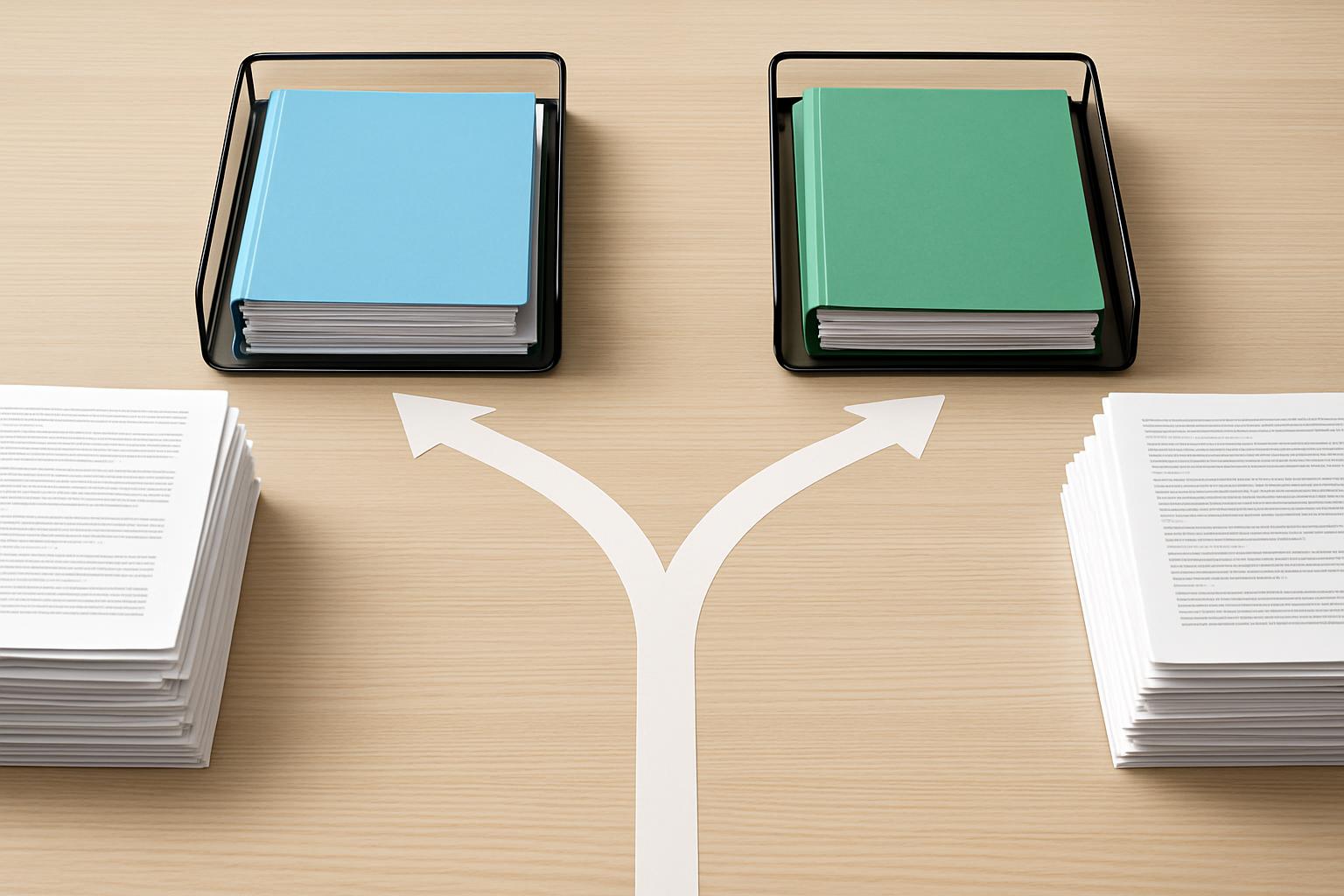 2つの電子申請ルートを確認する企業担当者