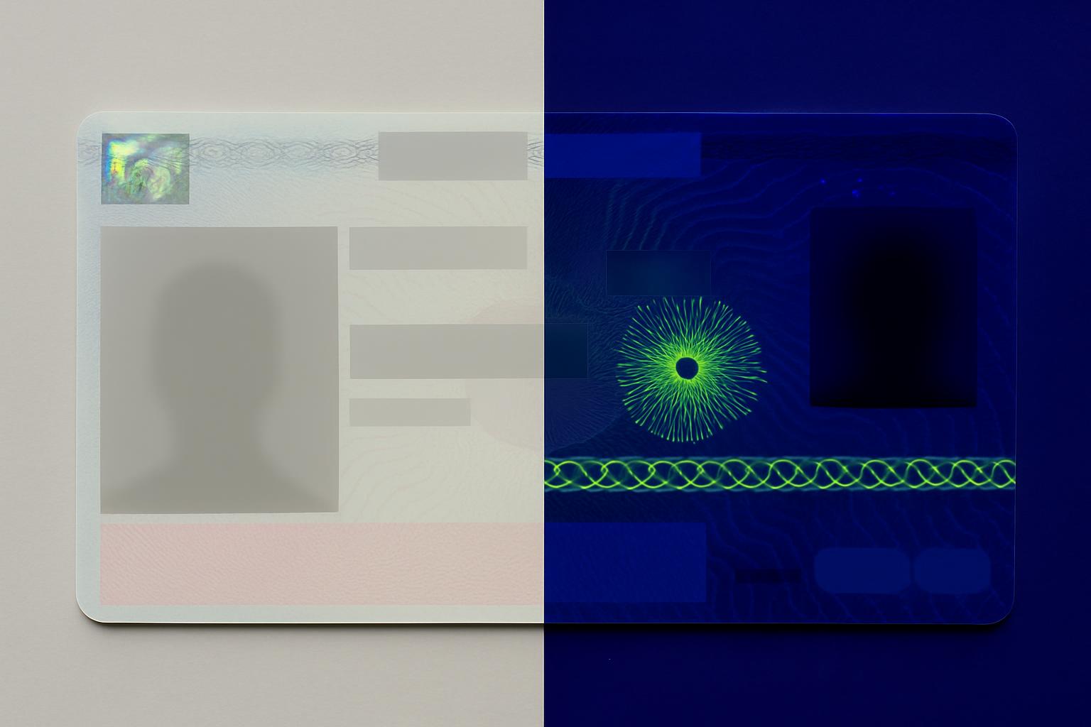 在留カードと生体認証の次世代セキュリティイメージ