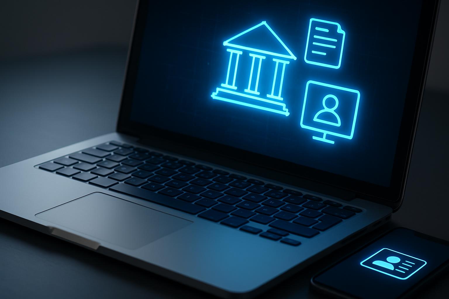 e-Govポータルを使用してオンライン申請する担当者