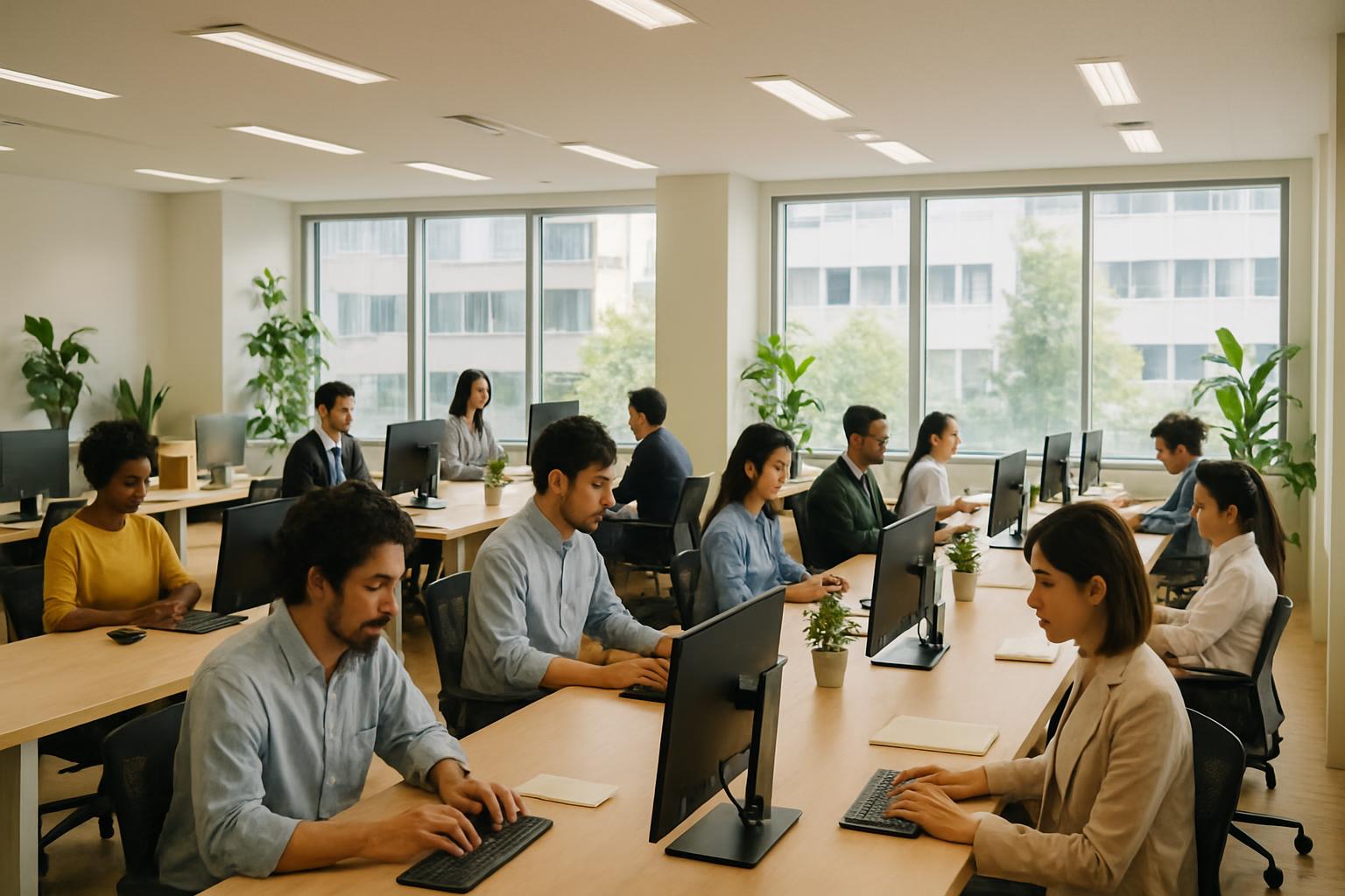 職場での外国人労働者とのトラブルシーン