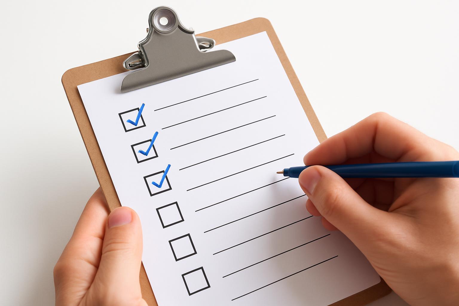 協力確認書の再提出が必要なケースをチェックするリスト