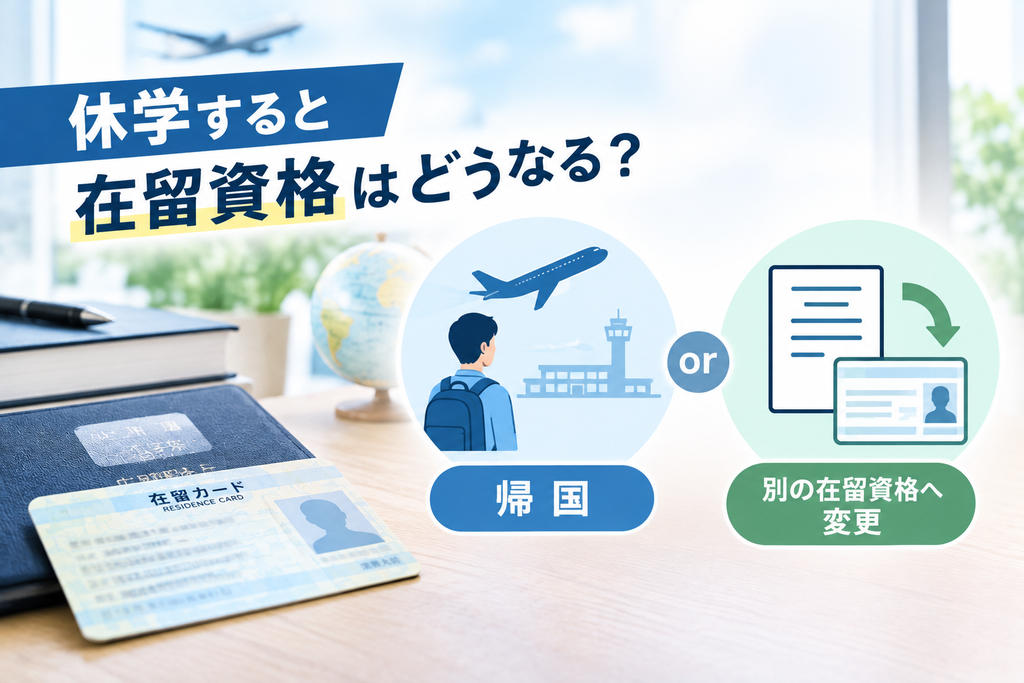休学すると在留資格はどうなる?
